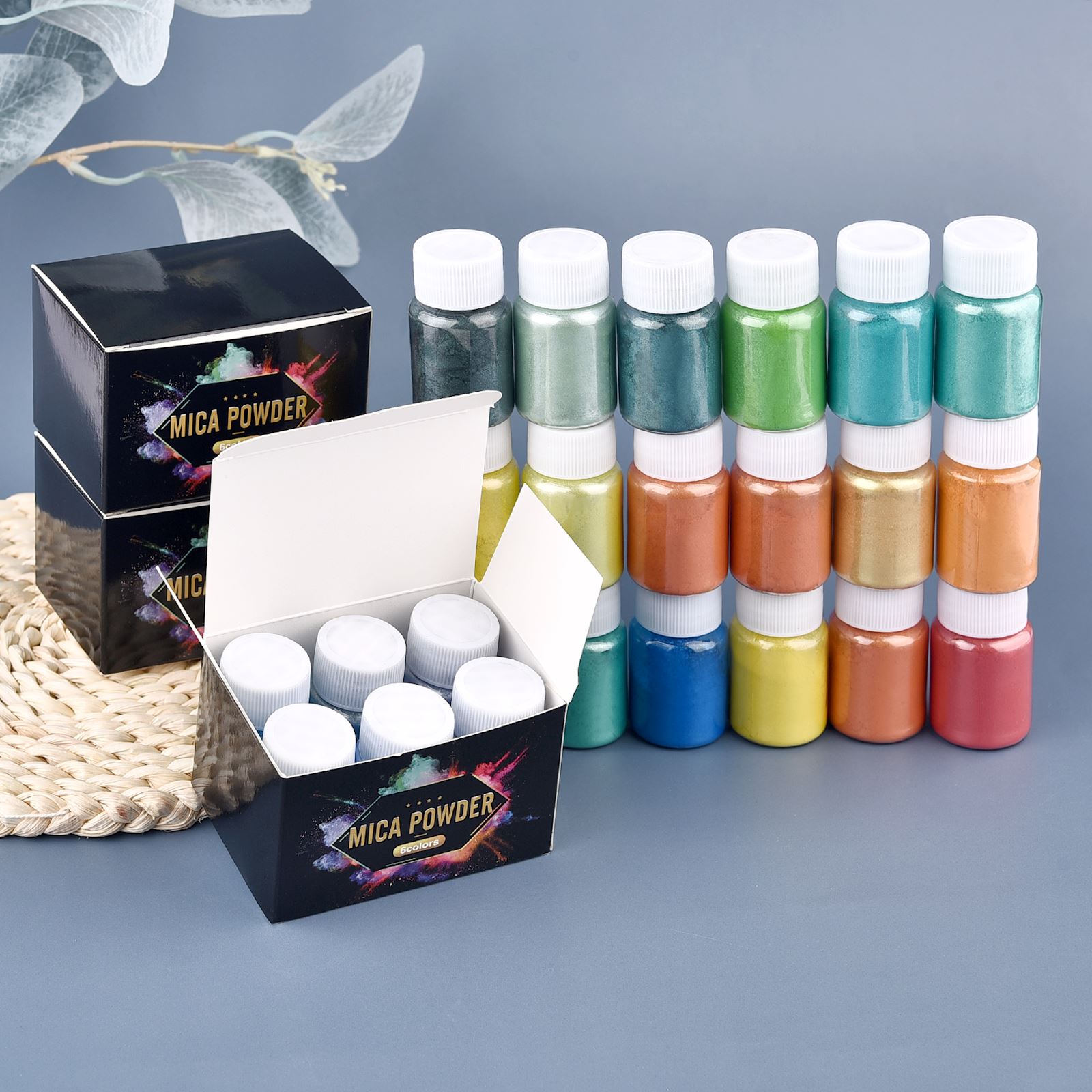 Soap Making Book - 6Color/ Box Epoxy Mica Powder Suitable