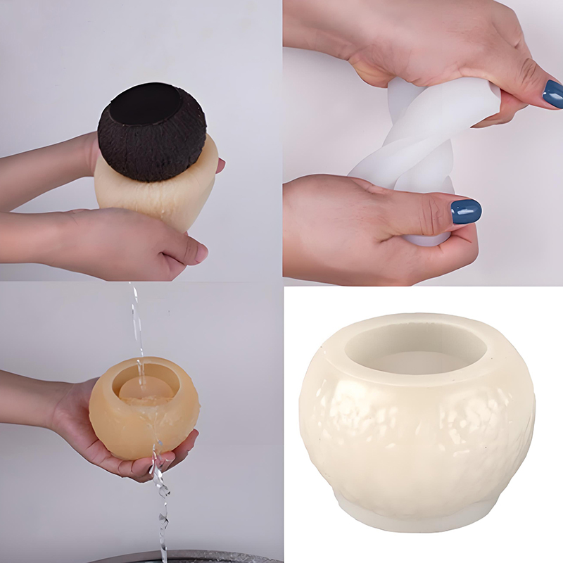 Soap Making Oven - 3D Simulation Coconut Silicone Mold Aromatherapy