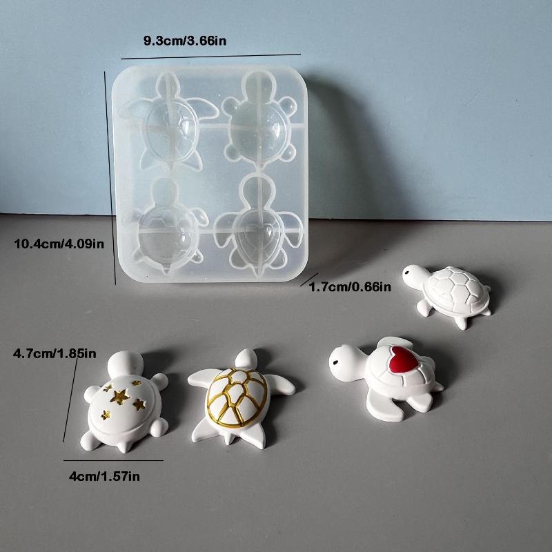 Soap Making Oven - Turtle Shape Silicone Mould Set, Creative