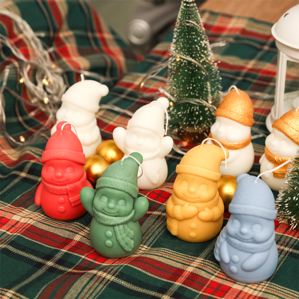 Soap Making Friends - Nicole Snowy Friends Candle Silicone Molds
