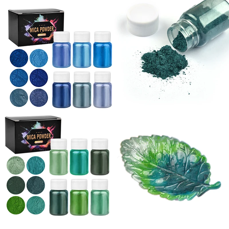 6Color/ Box Epoxy Mica Powder  - Soap Making Book บทวิจารณ์และราคา