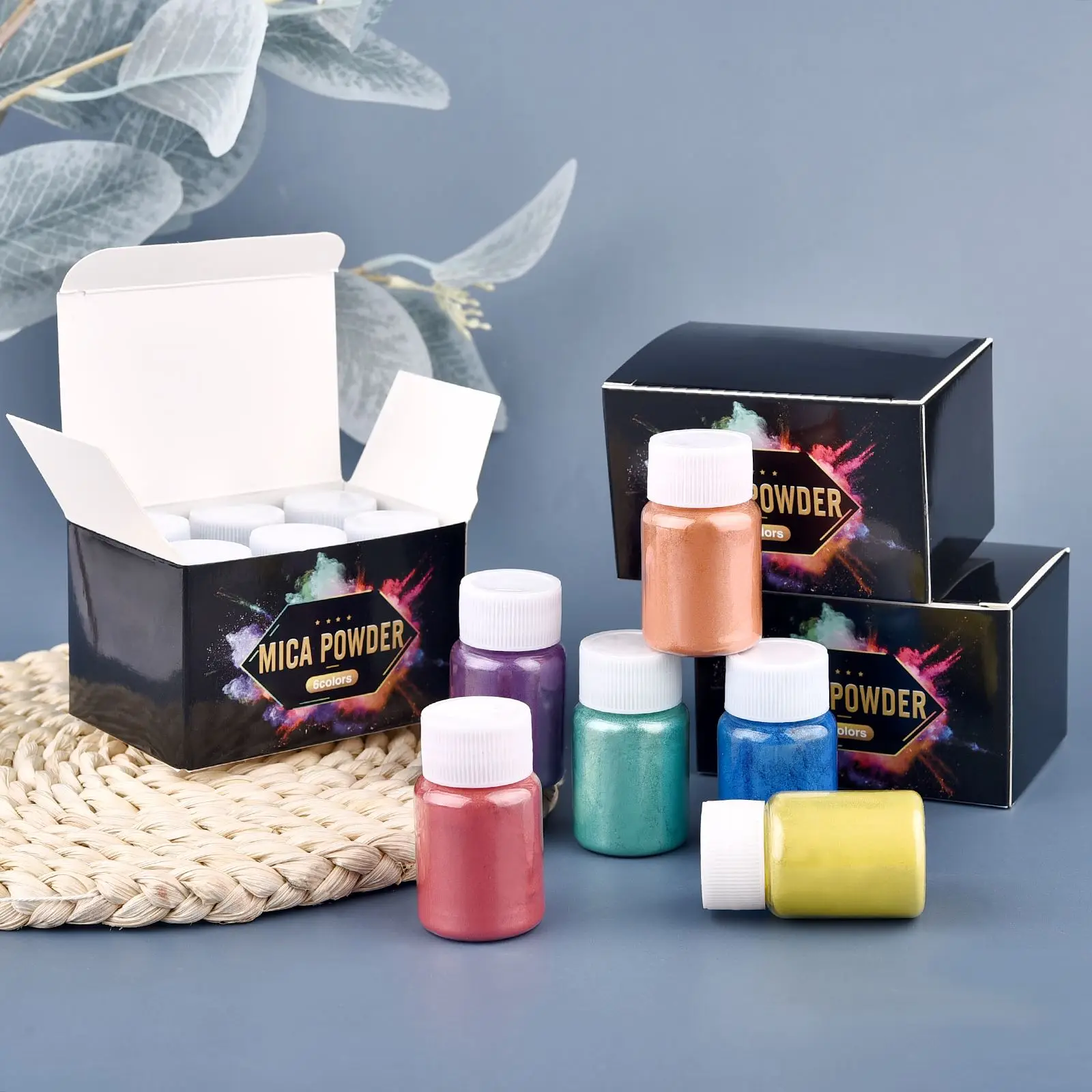 6Color/ Box Epoxy Mica Powder  - Soap Making Book บทวิจารณ์และราคา