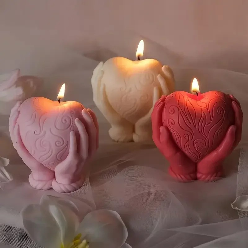 1PC Pink Heart Shape Silicone  - Soap Making Recipes บทวิจารณ์และราคา