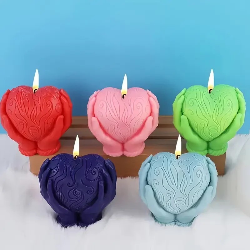 1PC Pink Heart Shape Silicone  - Soap Making Recipes บทวิจารณ์และราคา