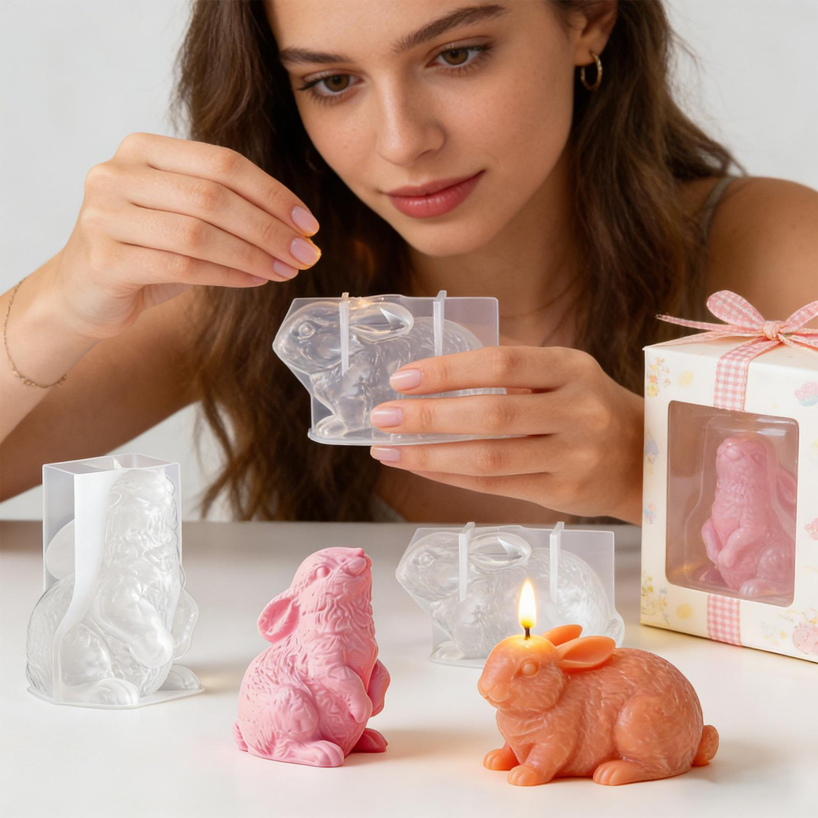 Bunny Silicone Mold 3D Craftin - Soap Making Friends บทวิจารณ์และราคา