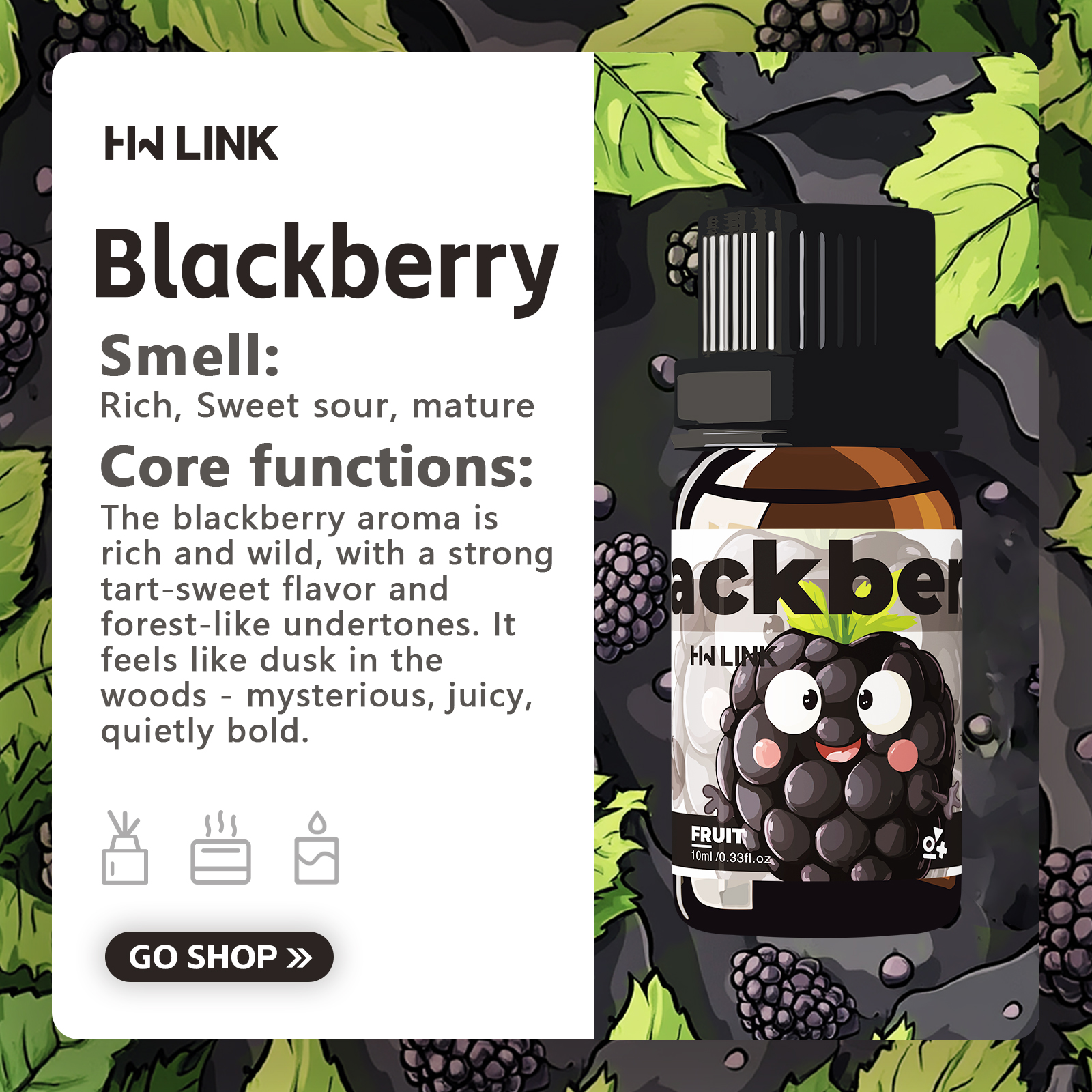 Blackberry Essential Oil Black - Soap Making Oils บทวิจารณ์และราคา