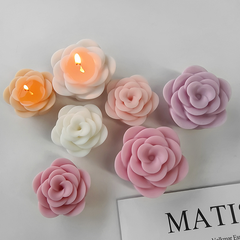 DIY Rose Flowers Silicone Mold - Soap Making Recipes บทวิจารณ์และราคา