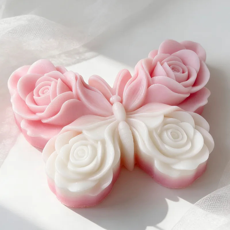 New DIY Rose Butterfly Form Si - Soap Making Recipes บทวิจารณ์และราคา
