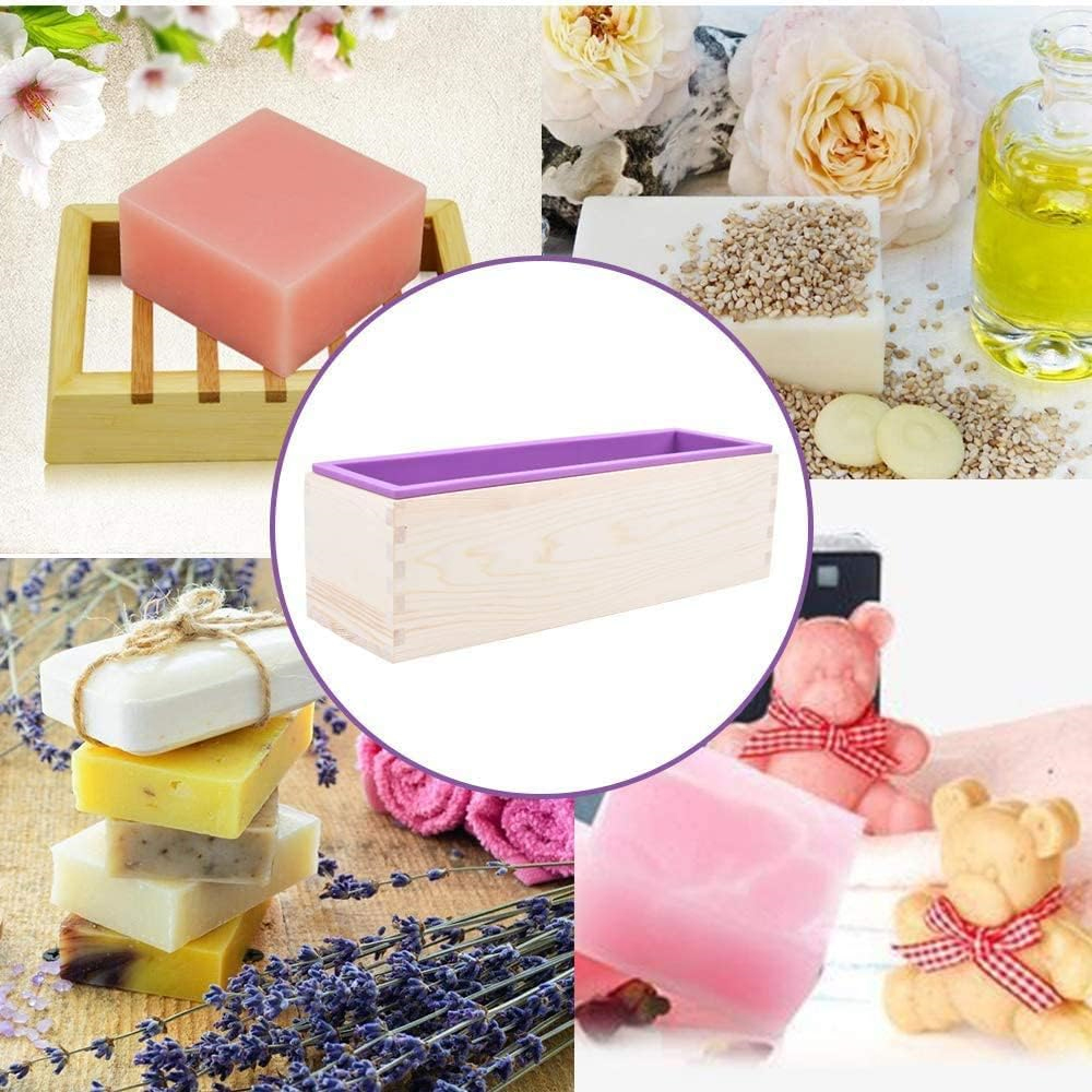 1.2L Wooden Box Soap Mold Maki - Soap Making Book บทวิจารณ์และราคา