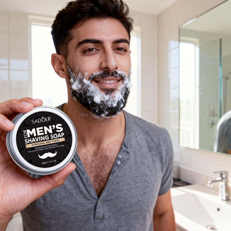 60g Men's Shaving Soap Contain - Soap Making Oils บทวิจารณ์และราคา