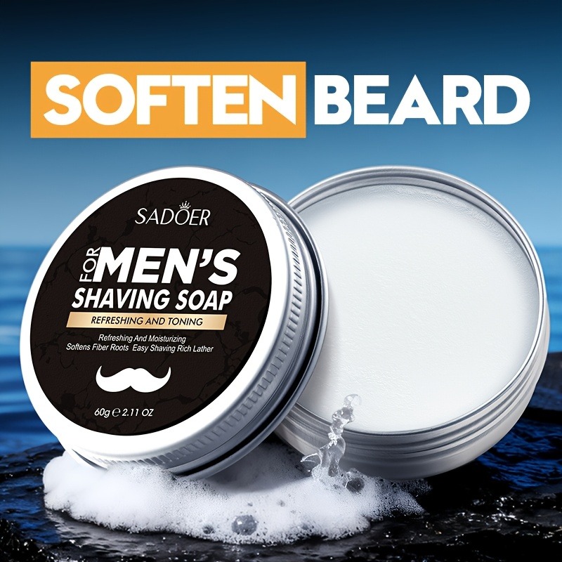 60g Men's Shaving Soap Contain - Soap Making Oils บทวิจารณ์และราคา