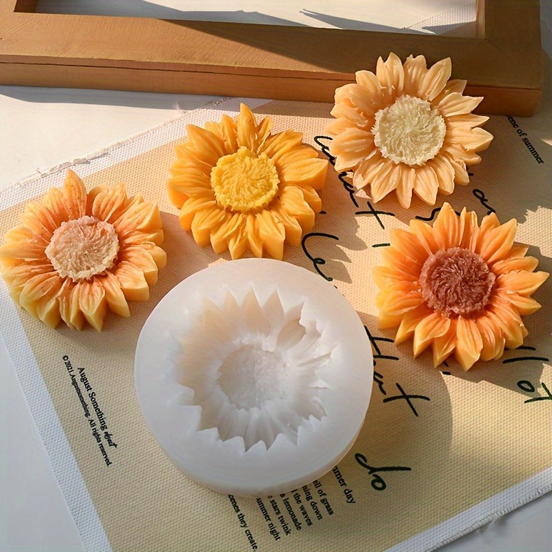 Vibrant 3D Sunflower Silicone  - Soap Making Oven บทวิจารณ์และราคา