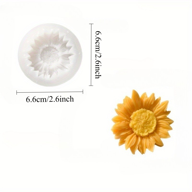 Vibrant 3D Sunflower Silicone  - Soap Making Oven บทวิจารณ์และราคา