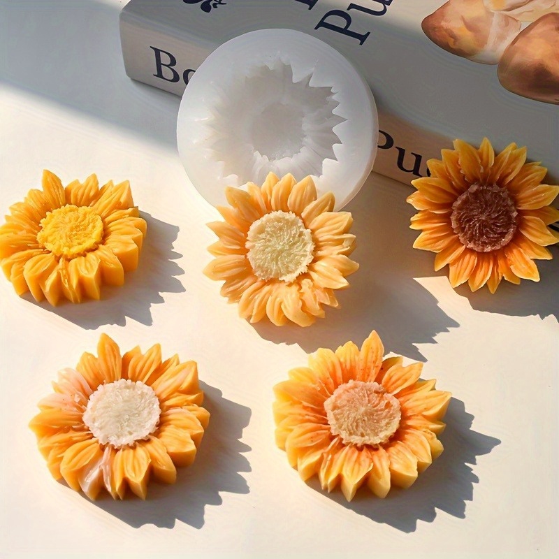 Vibrant 3D Sunflower Silicone  - Soap Making Oven บทวิจารณ์และราคา