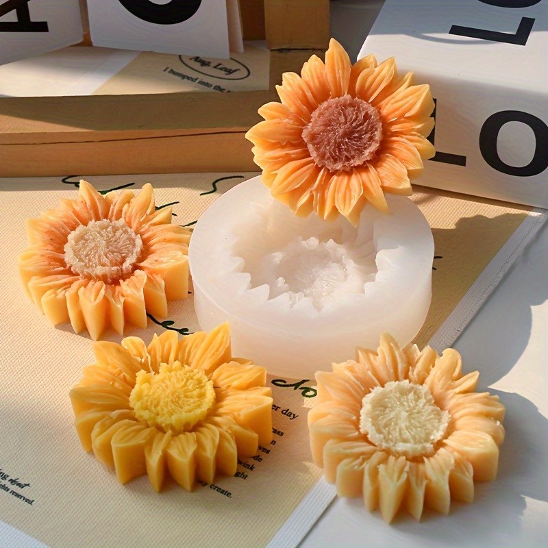 Vibrant 3D Sunflower Silicone  - Soap Making Oven บทวิจารณ์และราคา