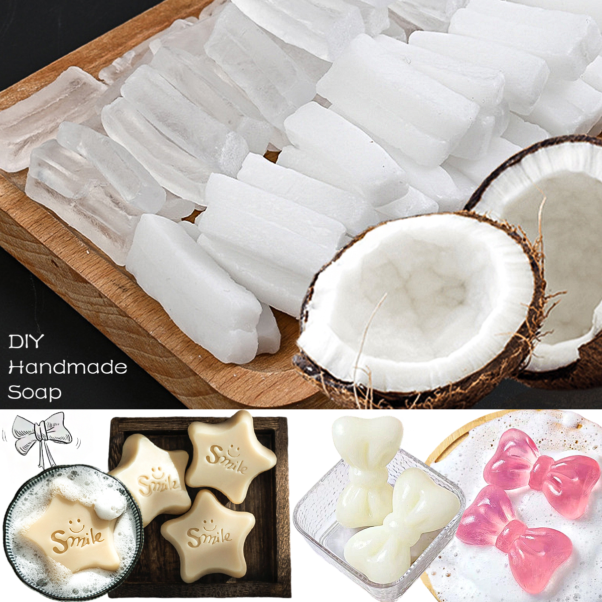 DIY Bar Soap Base Handmade Soa - Soap Making With Soap Base บทวิจารณ์และราคา