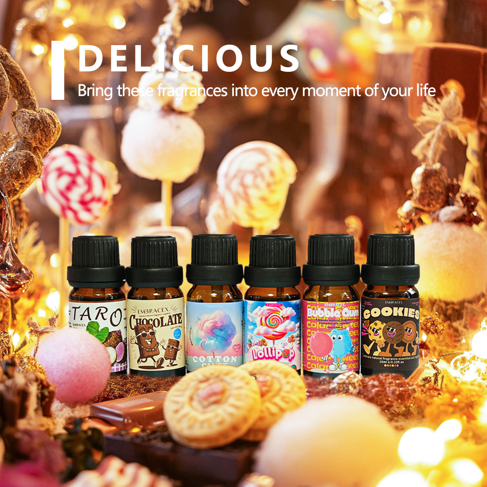 6PC/1Set Delicious Essential O - Soap Making Oils บทวิจารณ์และราคา