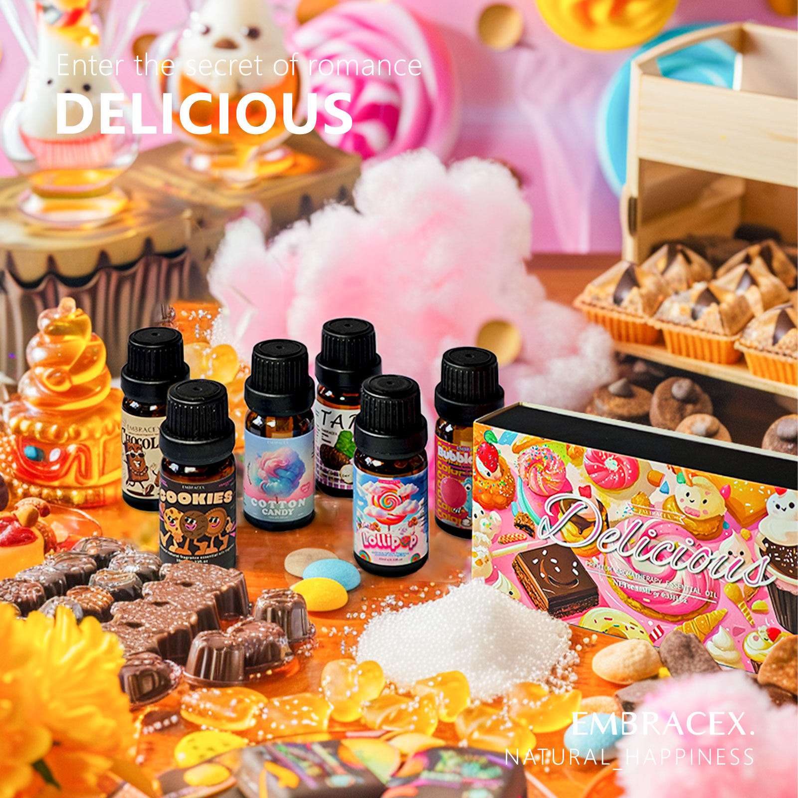 6PC/1Set Delicious Essential O - Soap Making Oils บทวิจารณ์และราคา