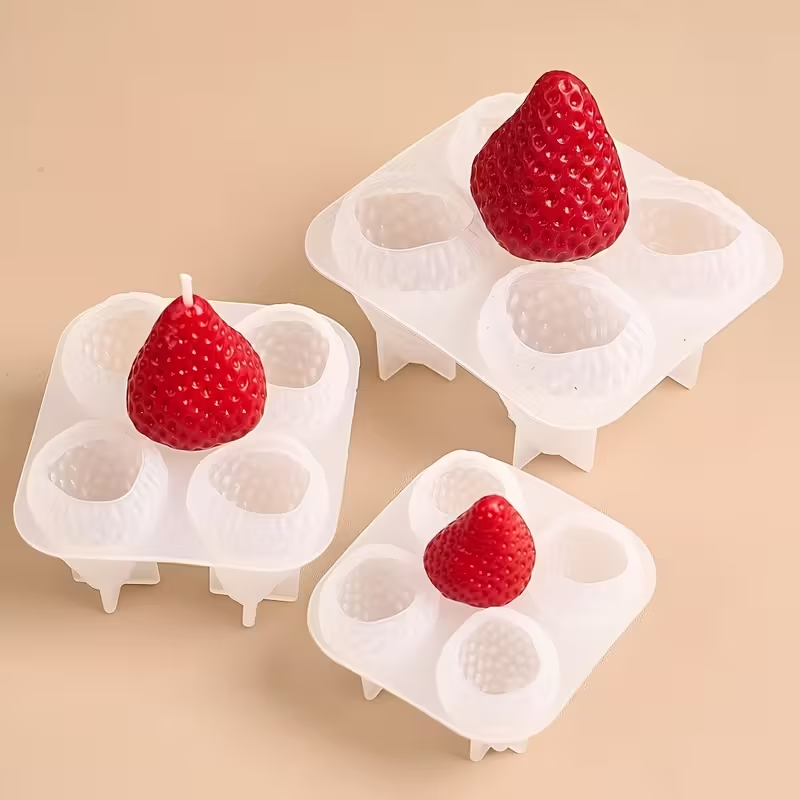 Strawberry Silicone Candle Mol - Soap Making Oven บทวิจารณ์และราคา