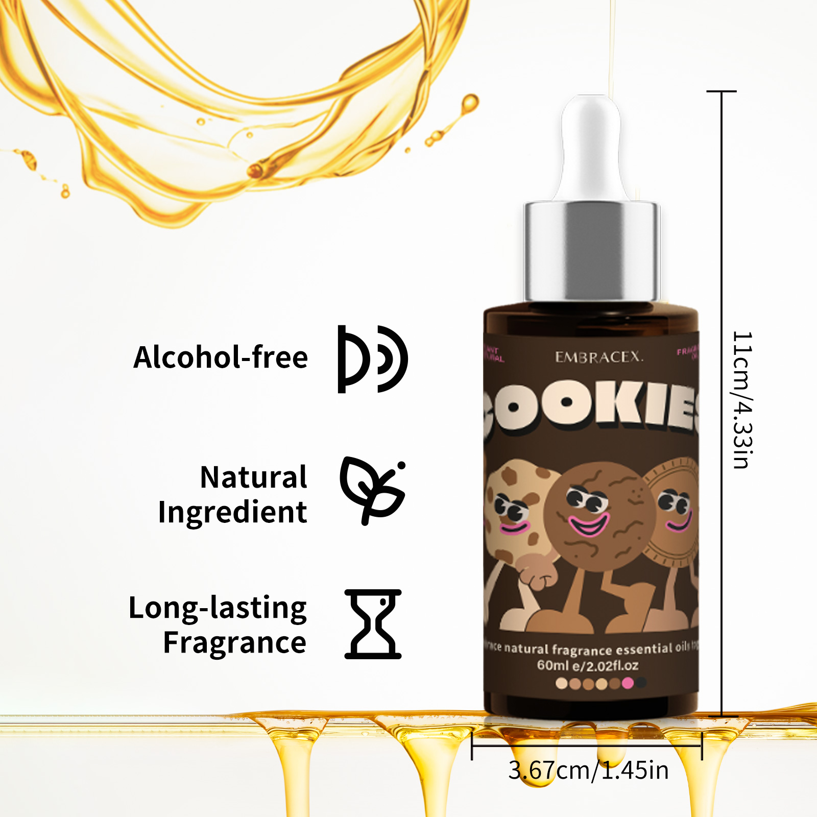 60ml Cookies Essential Oil Ski - Soap Making Friends บทวิจารณ์และราคา