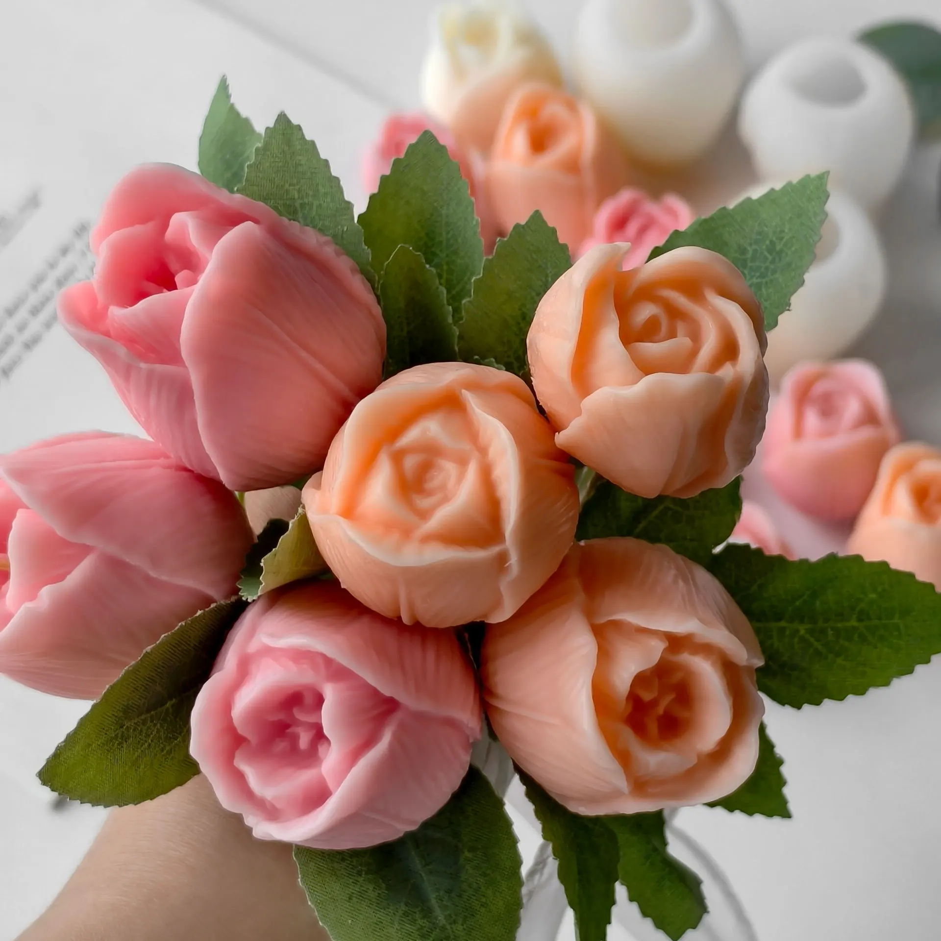 New Tulip Aroma Candle Silicon - Soap Making Recipes บทวิจารณ์และราคา