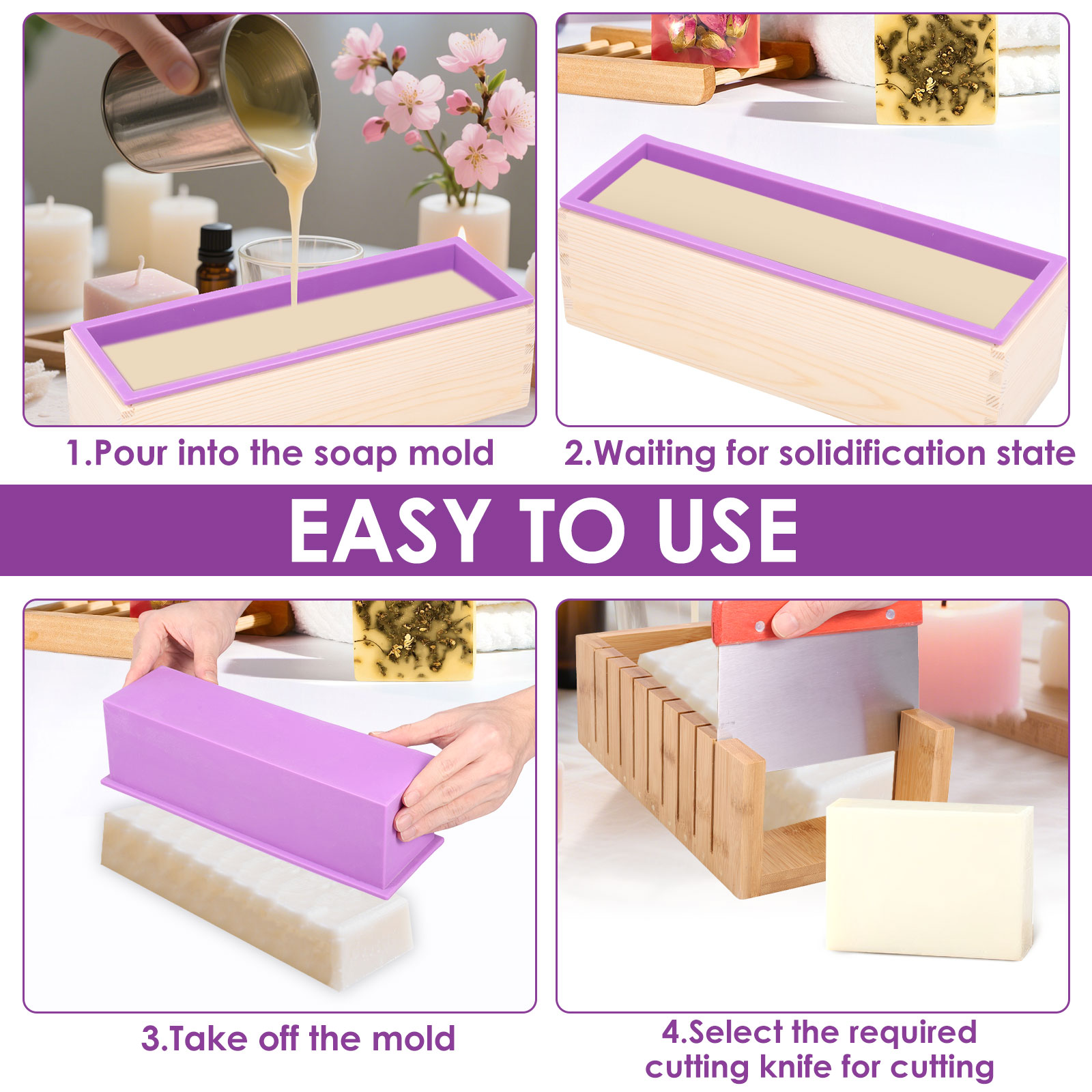 Soap Making Silicone Mold Manu - Soap Making Game บทวิจารณ์และราคา