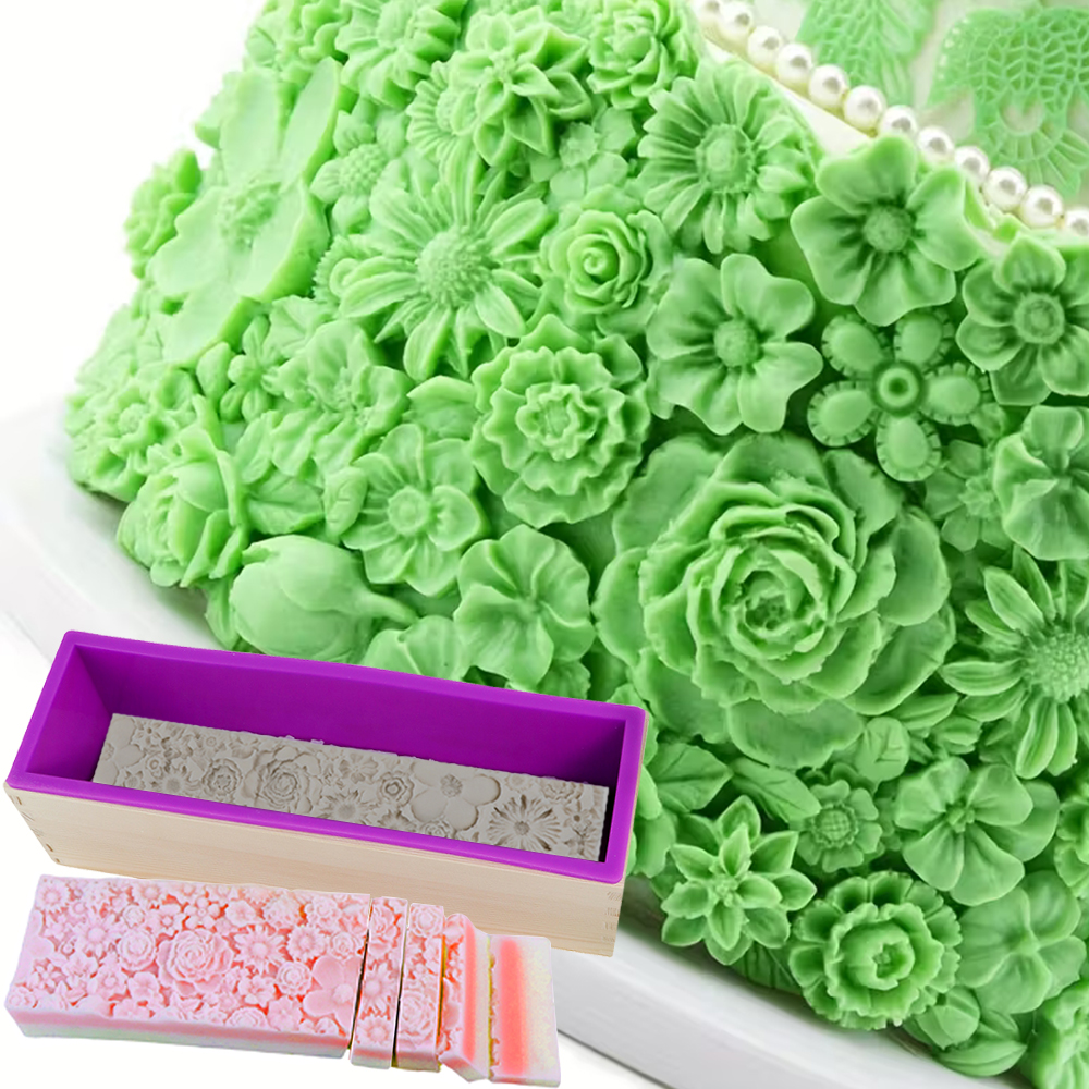Silicone Wooden Box Soap Mold  - Soap Making Book บทวิจารณ์และราคา