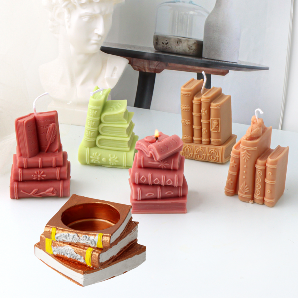 3D Books Silicone Candle Molds - Soap Making Book บทวิจารณ์และราคา