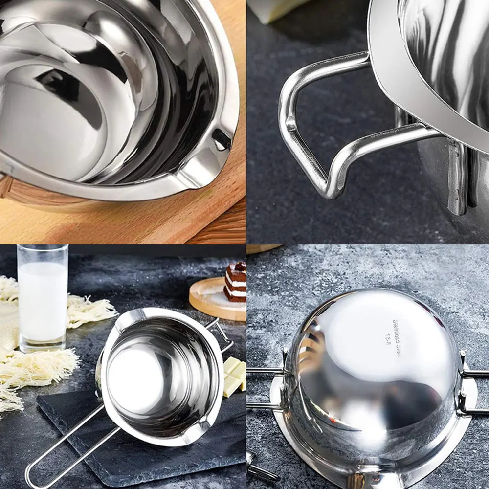 2Pcs Stainless Steel Wax Melti - Soap Making With Soap Base บทวิจารณ์และราคา