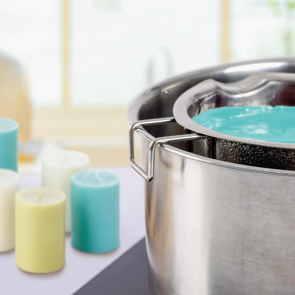 2Pcs Stainless Steel Wax Melti - Soap Making With Soap Base บทวิจารณ์และราคา