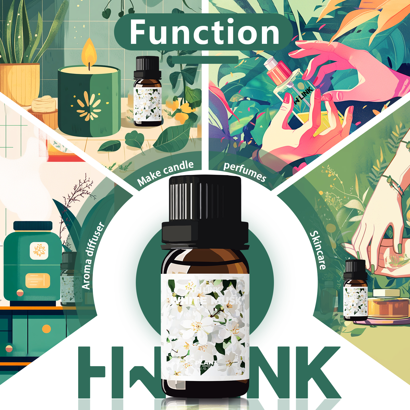 White Musk Essential Oils 10ml - Soap Making Oils บทวิจารณ์และราคา