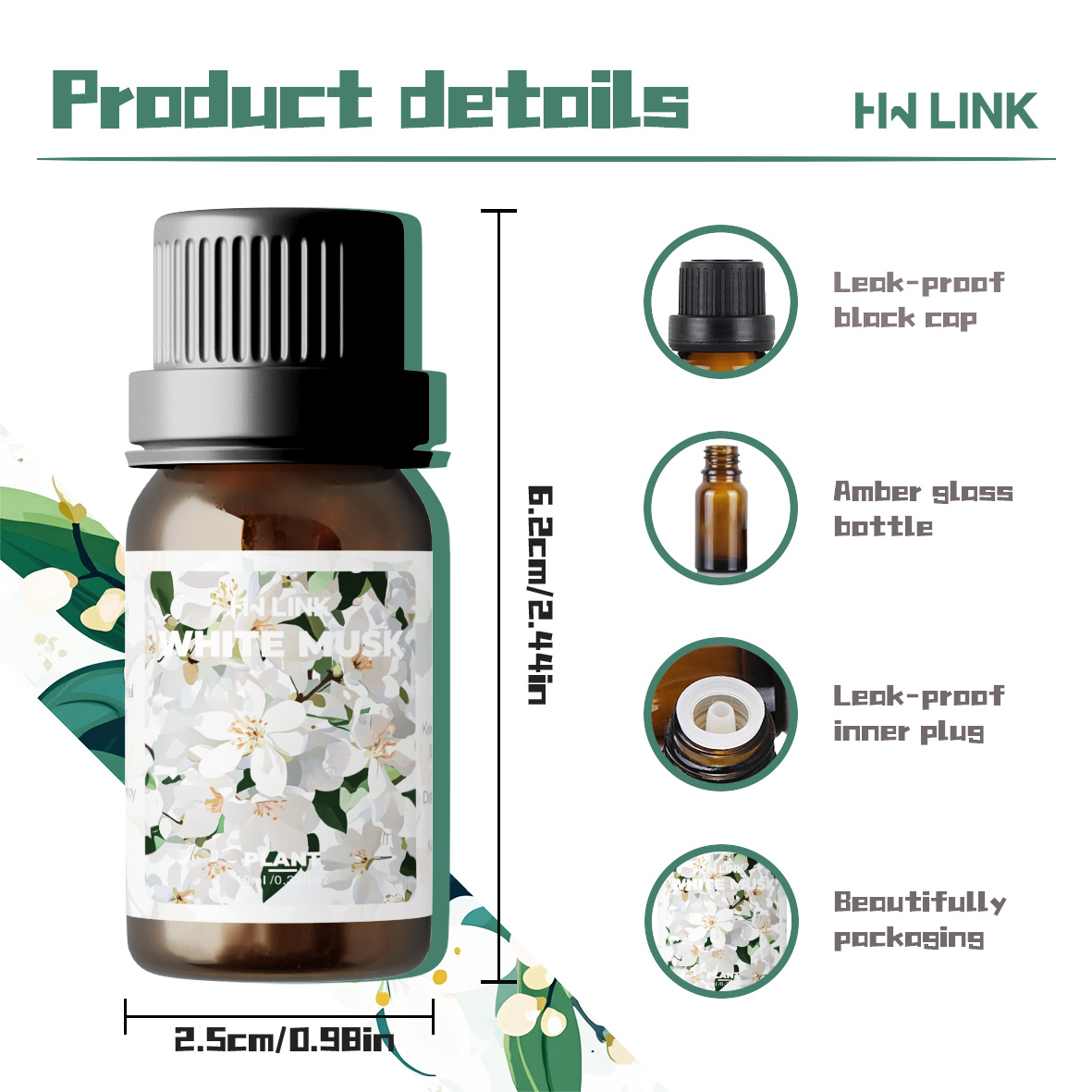 White Musk Essential Oils 10ml - Soap Making Oils บทวิจารณ์และราคา