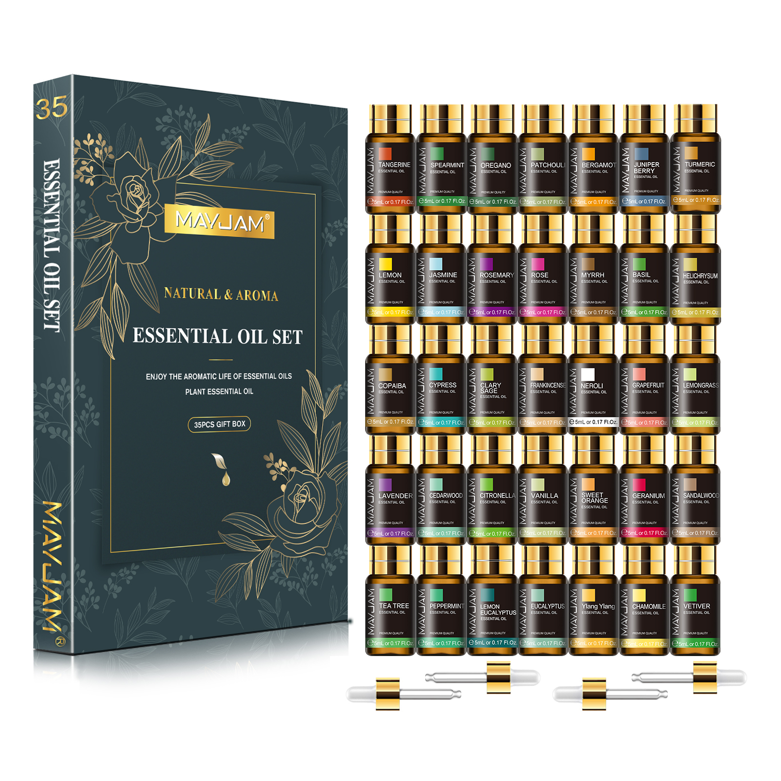 MAYJAM 35 Bottles Aromatherapy - Soap Making Oils บทวิจารณ์และราคา