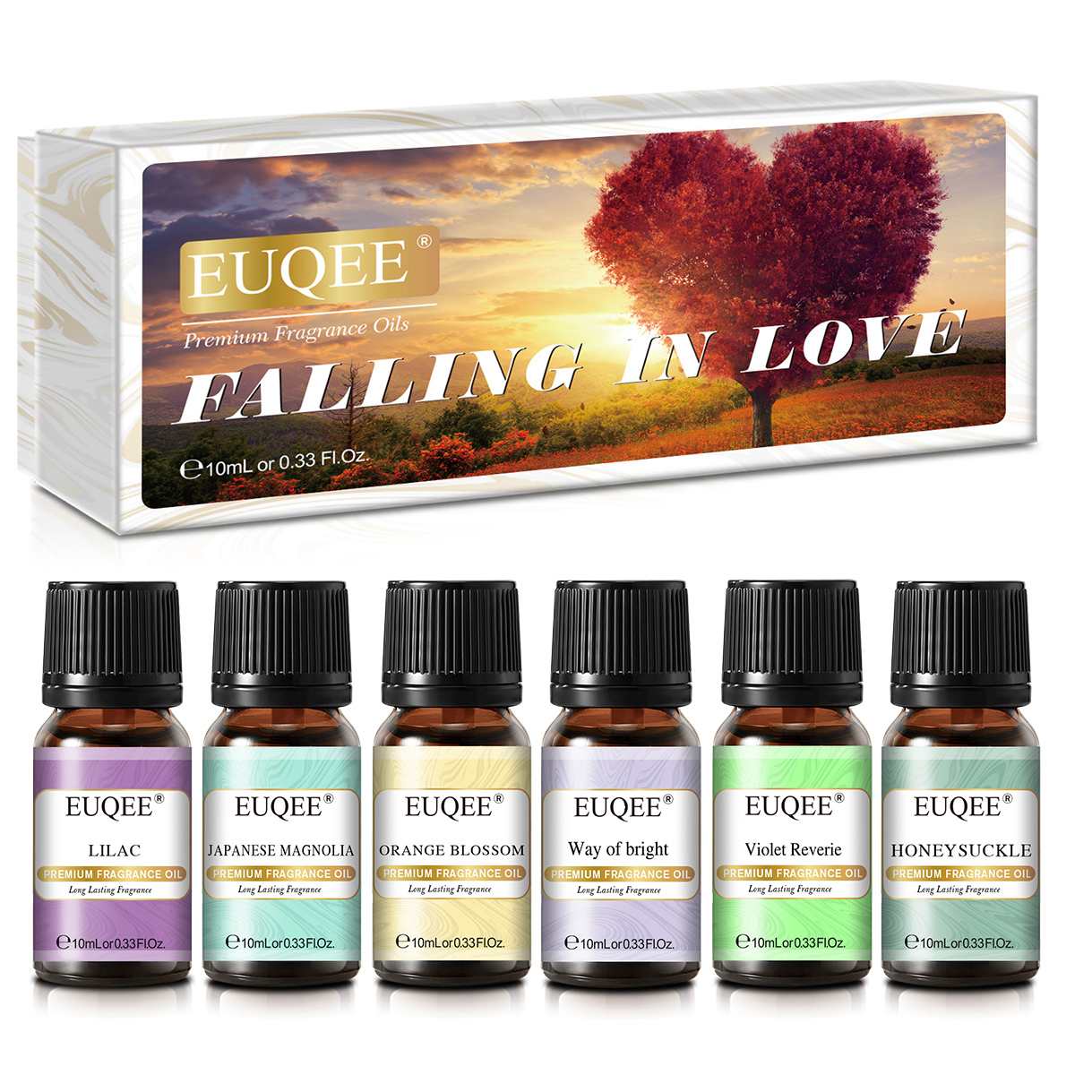EUQEE 6pcs Fragrance Oils Set  - Soap Making Book บทวิจารณ์และราคา
