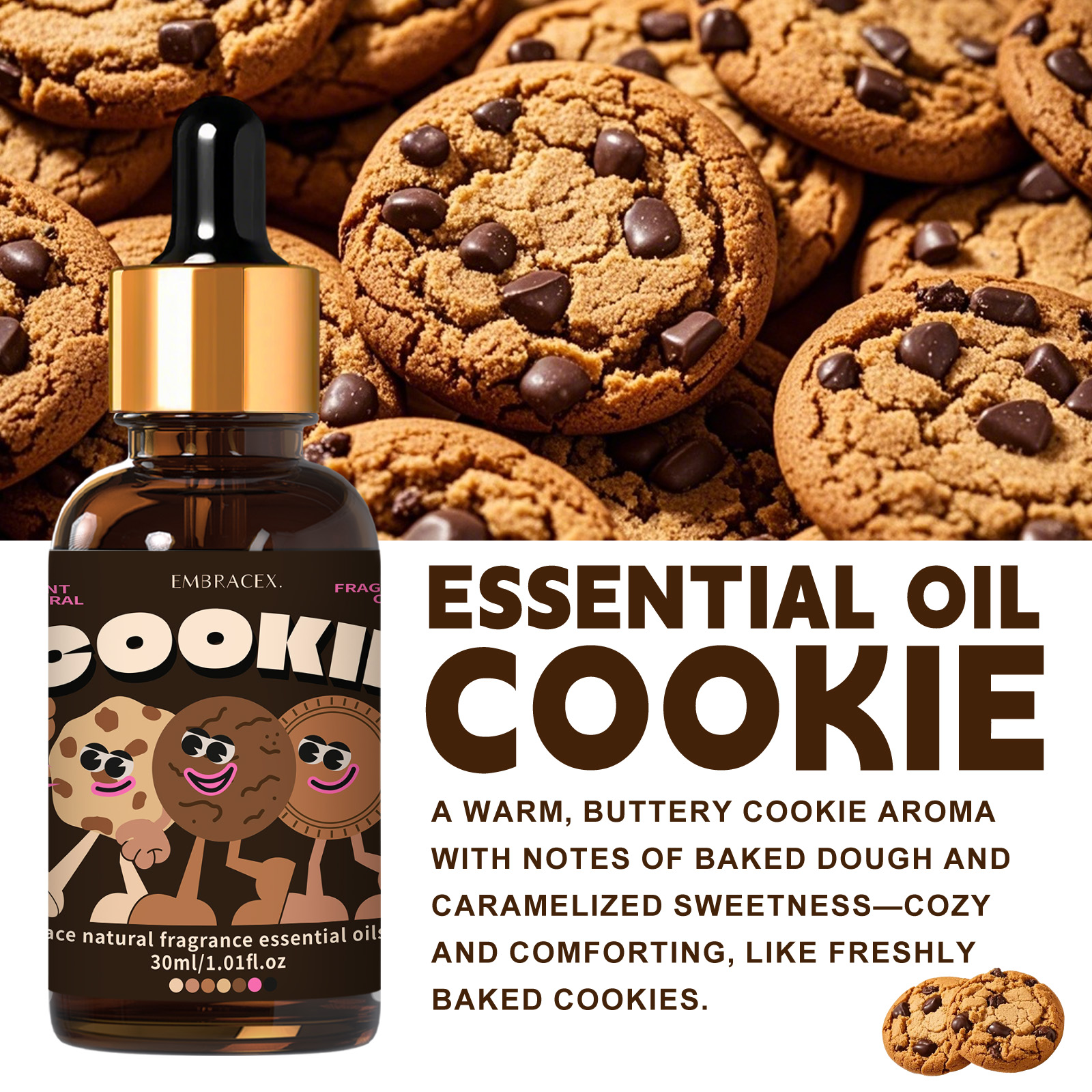 30ml Cookie Essential Oil Skin - Soap Making Friends บทวิจารณ์และราคา