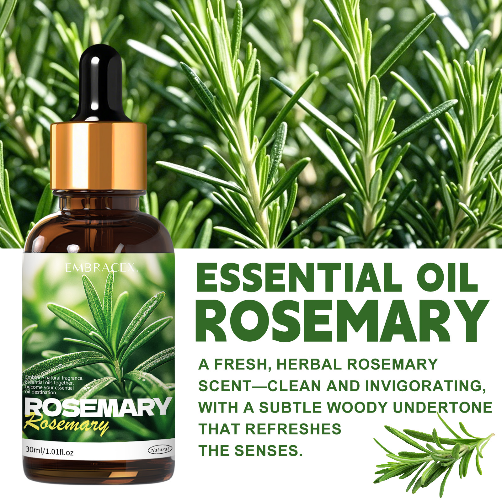 30ml Rosemary Natural Plant Es - Soap Making Friends บทวิจารณ์และราคา