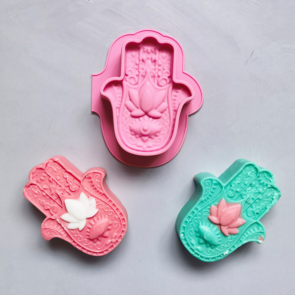 2/4pcs Silicone Soap Molds DIY - Soap Making Recipes บทวิจารณ์และราคา