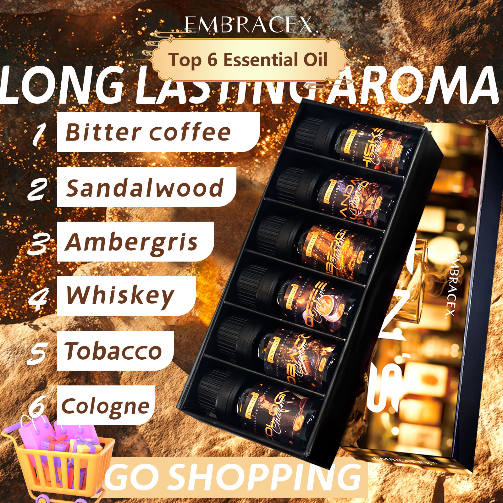 6PC/1PC 10ML Men's Essential o - Soap Making Friends บทวิจารณ์และราคา