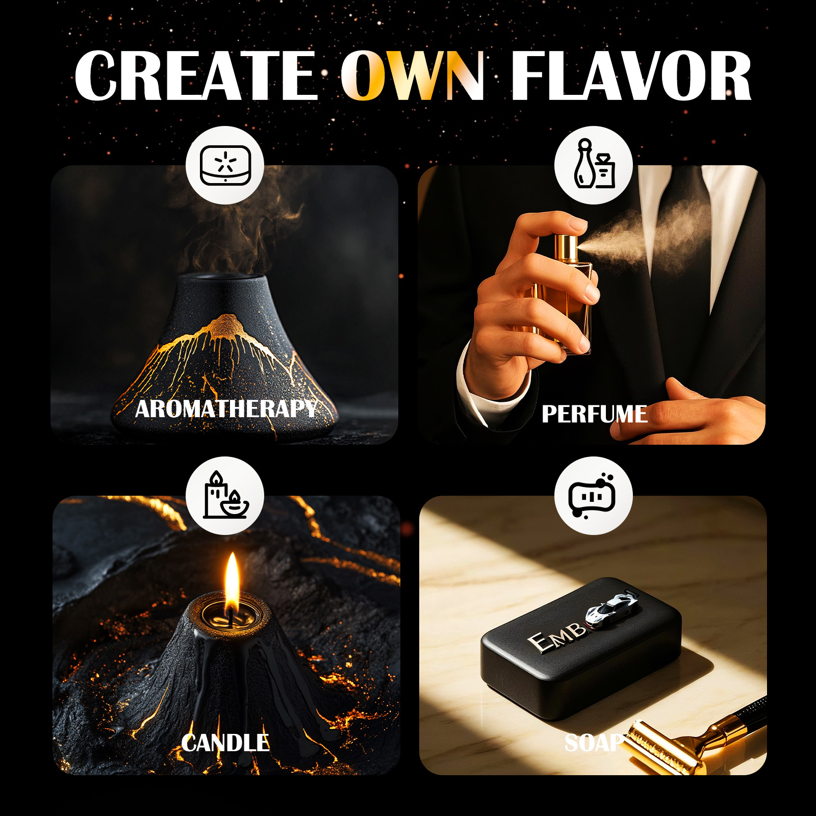 6PC/1PC 10ML Men's Essential o - Soap Making Friends บทวิจารณ์และราคา