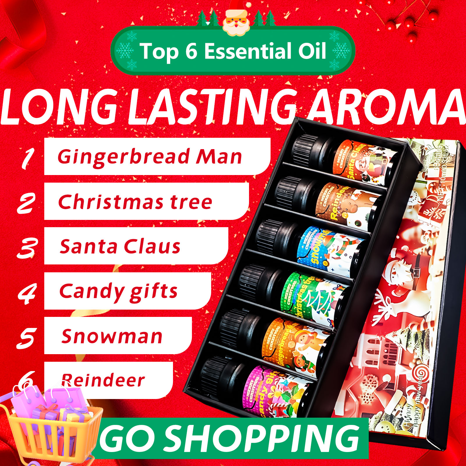 6PC/1PC 10ML Merry Christmas E - Soap Making Friends บทวิจารณ์และราคา
