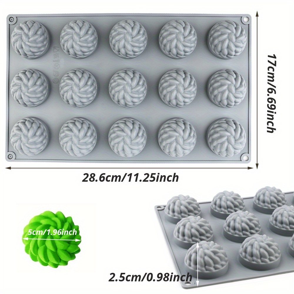 1Pc Cake Mold Santa Ana Floral - Soap Making Recipes บทวิจารณ์และราคา