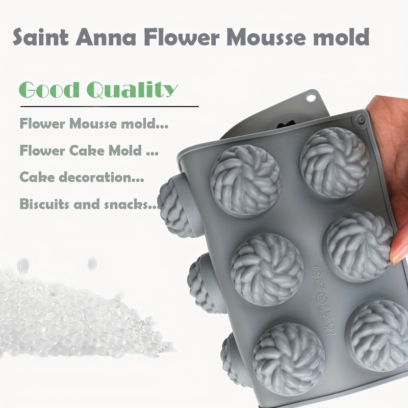 1Pc Cake Mold Santa Ana Floral - Soap Making Recipes บทวิจารณ์และราคา