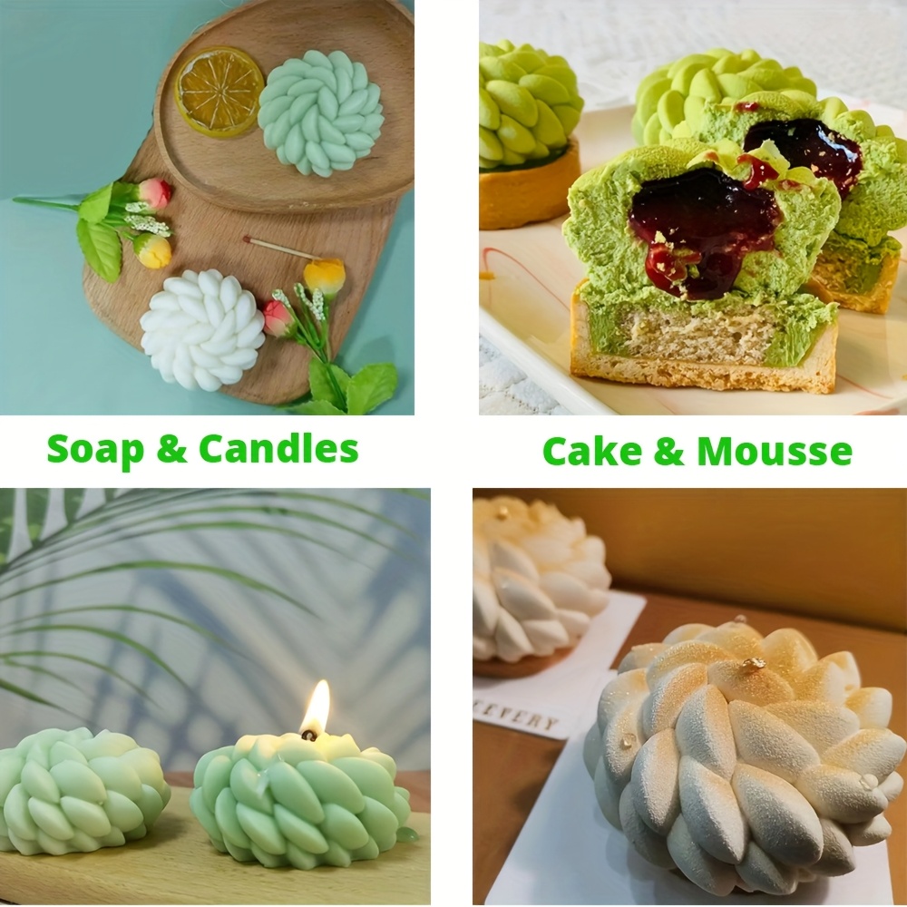 1Pc Cake Mold Santa Ana Floral - Soap Making Recipes บทวิจารณ์และราคา