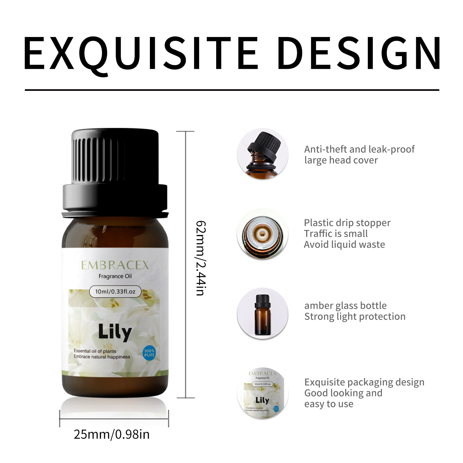 10ml Lily Essential Oil massag - Soap Making Friends บทวิจารณ์และราคา