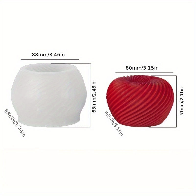 A trendy red apple silicone mo - Soap Making Oven บทวิจารณ์และราคา