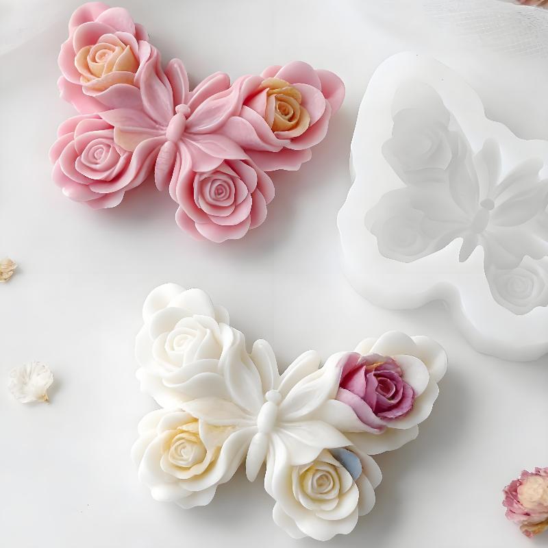 DIY Rose Butterfly Form Silico - Soap Making Oven บทวิจารณ์และราคา