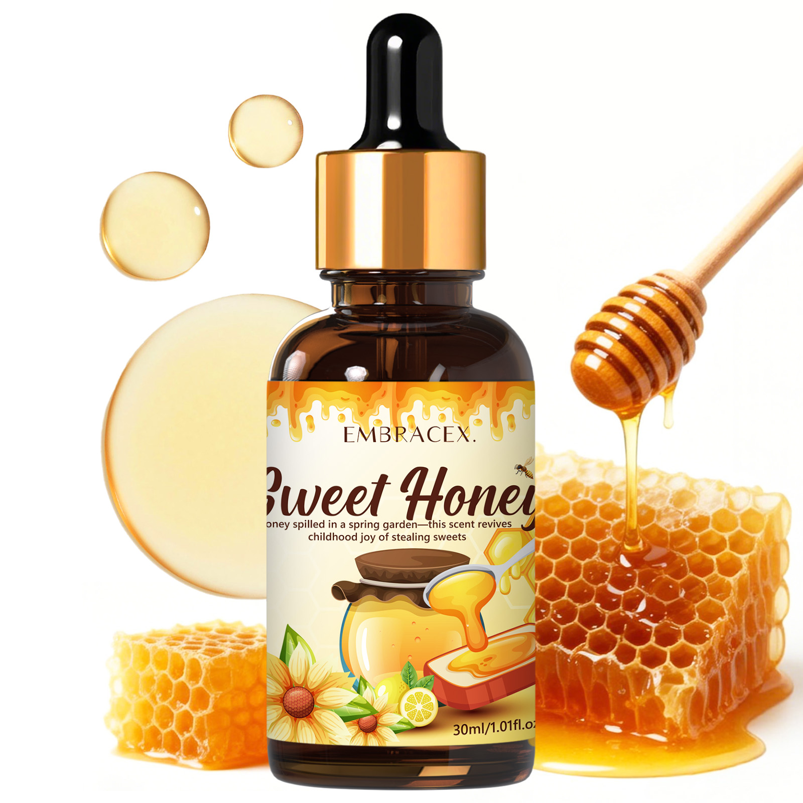 30ml Honey Essential Oil Food  - Soap Making Friends บทวิจารณ์และราคา