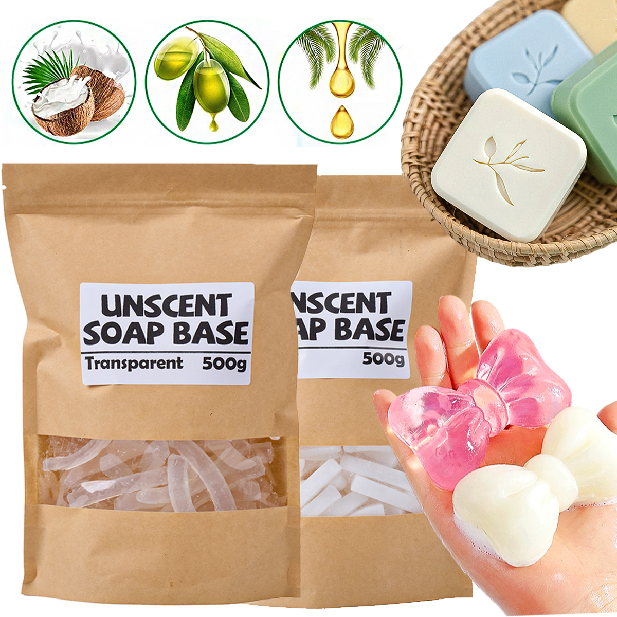 500g/package Handmade Soap Bas - Soap Making With Soap Base บทวิจารณ์และราคา