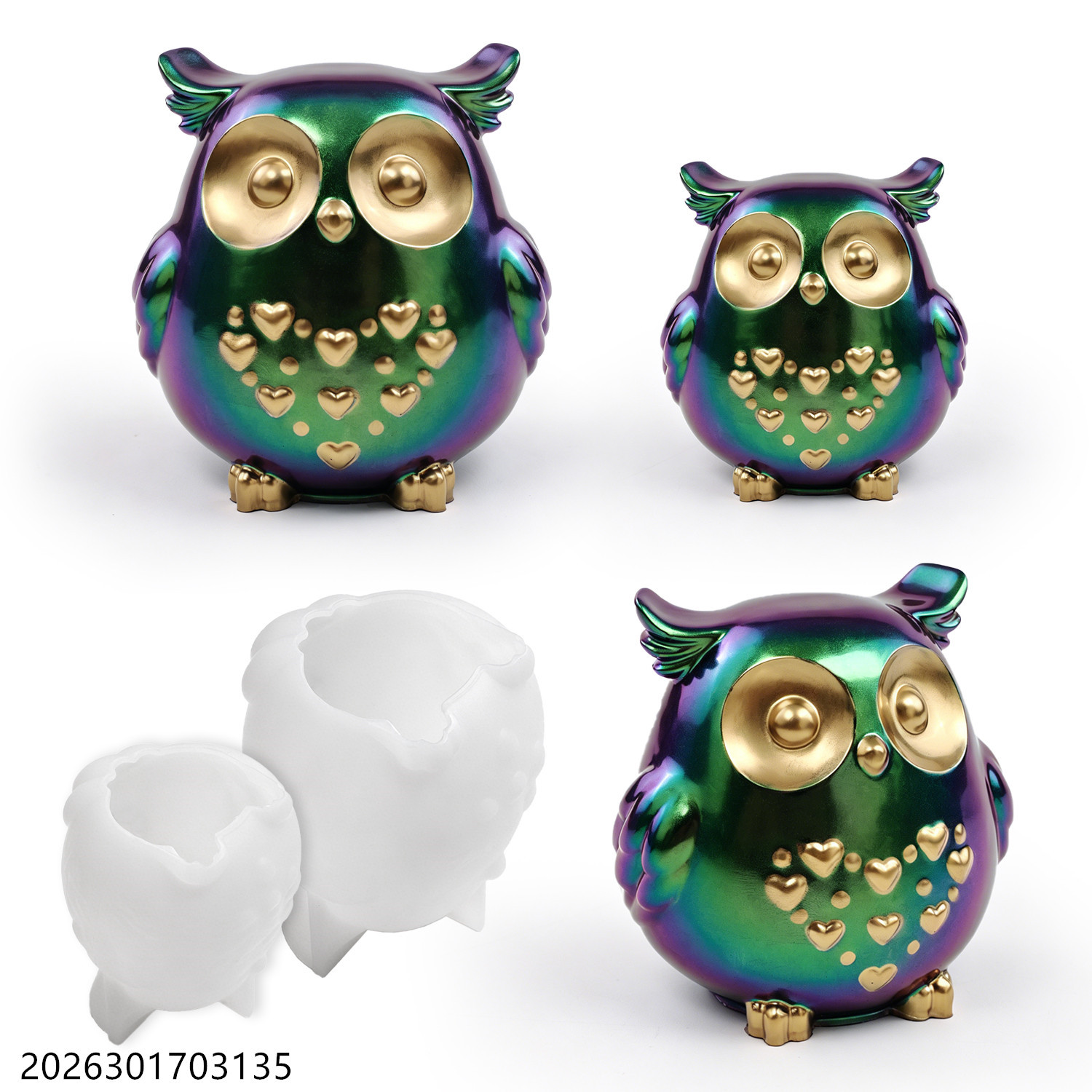 Owl Silicone Mold 3D Bird Shap - Soap Making Oven บทวิจารณ์และราคา