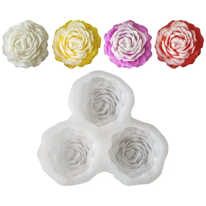 Peony Flower Candle Silicone M - Soap Making Oven บทวิจารณ์และราคา